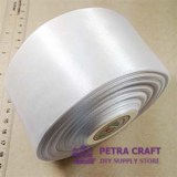 satin ribbon-50mm-white-petracraft